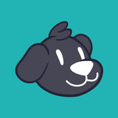 Tapas Media's logo, an Ink puppy with a teal background